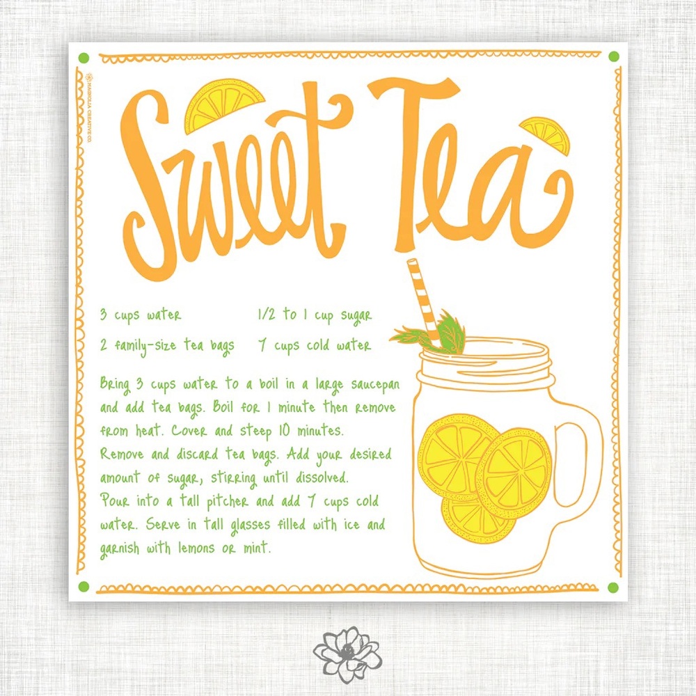 2 Sweet Tea Dish Towels